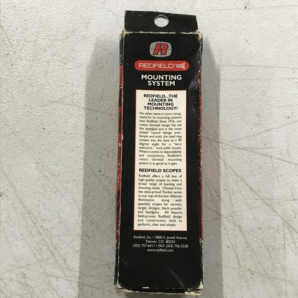 Vintage Redfield Scope Mount Base Savage 110 JR 110 RH LH 511119 USA Black Steel